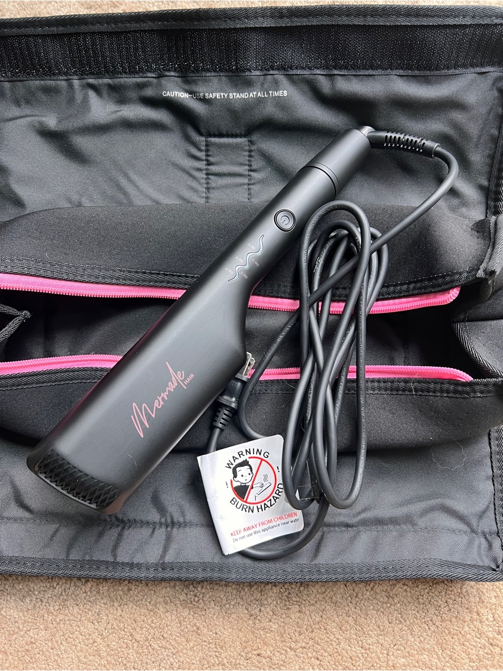 Mermade Hair Double Waver with Heat Clutch & Mat - NEW, NEVER USED